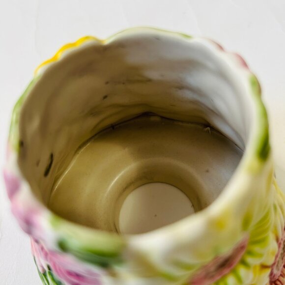 Yankee Candle Top Ceramic Floral shade Gerbera Daisy Flowers colorful - Picture 9 of 9